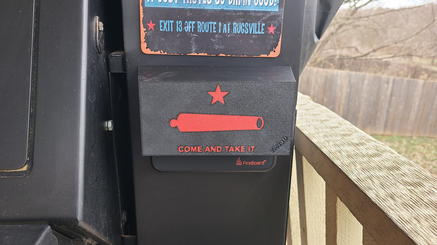 Themed Lone Star Grillz Fireboard Controller Sun/Weather shield.... This will only fit the original Lonestar Grillz fireboard Controller.