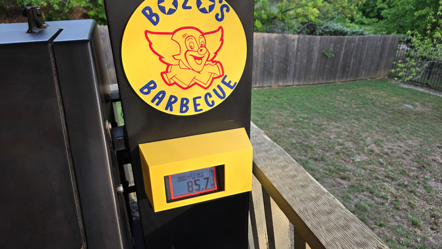 Windowed Lone Star Grillz Fireboard Controller Sun/Weather shield