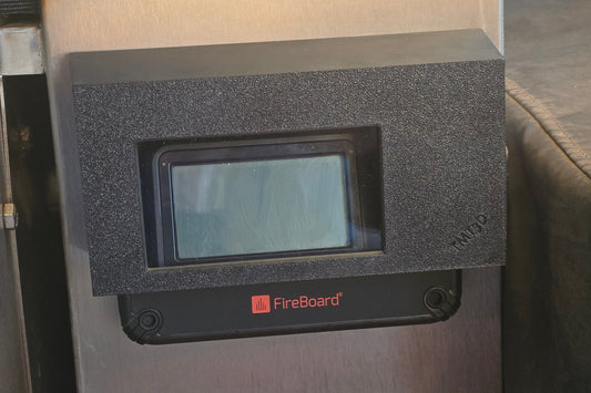 Stainless Steal Windowed Fireboard Labs Cover Lone Star Grilz V4.0